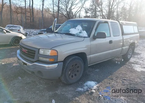 2005 GMC Sierra 1500 Work Truck из США, поврежденный, VIN 2GTEC19T851319965